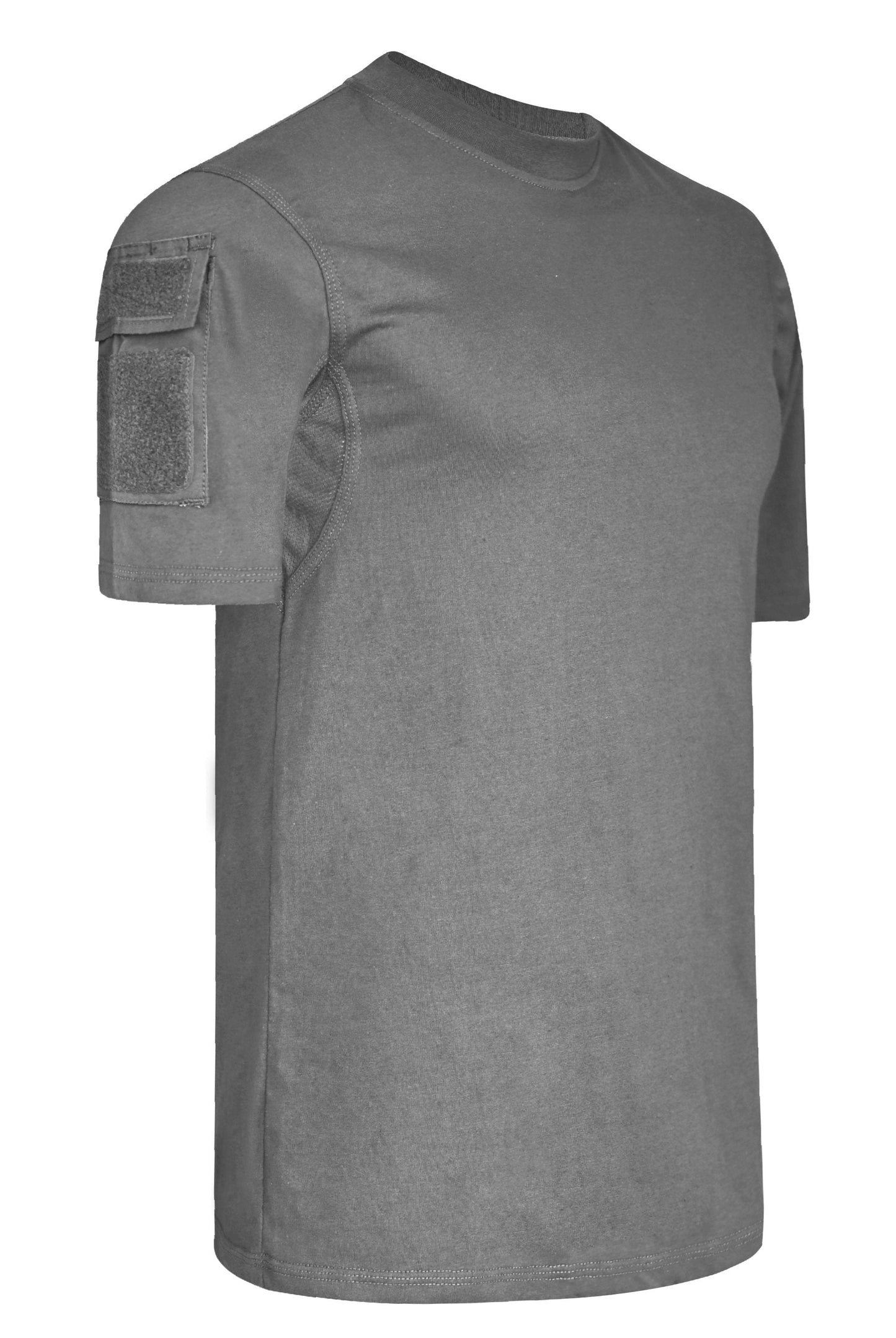 SHS-1724-Combat T-Shirt-Colour Grey side view