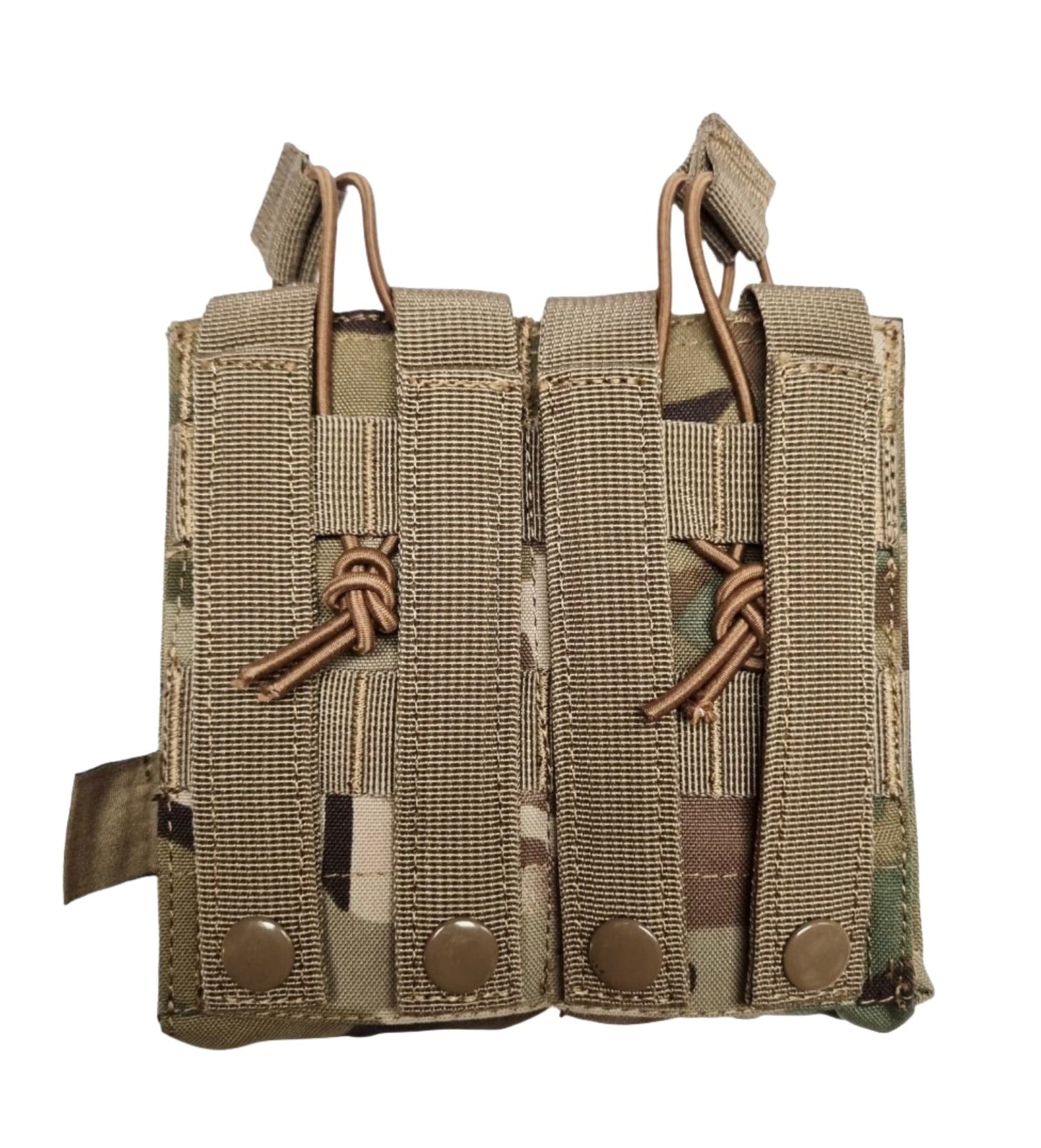 SHS - 22088 AK/9mm DOUBLE OPEN-TOP MAG POUCH MULTICAM