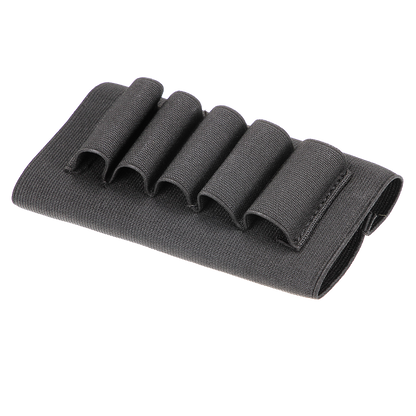 Buttstock Shot Gun Shell holder Black
