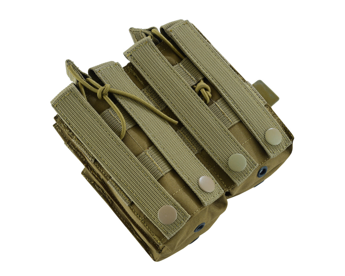 SHS - 996 STACKER OPEN-TOP MAG POUCH DOUBLE COLOUR COYOTE BACKSIDE VIEW