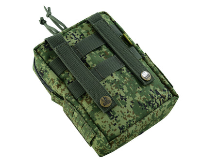 SHE-23034 MEDIUM UTILITY POUCH FLORA DIGITAL