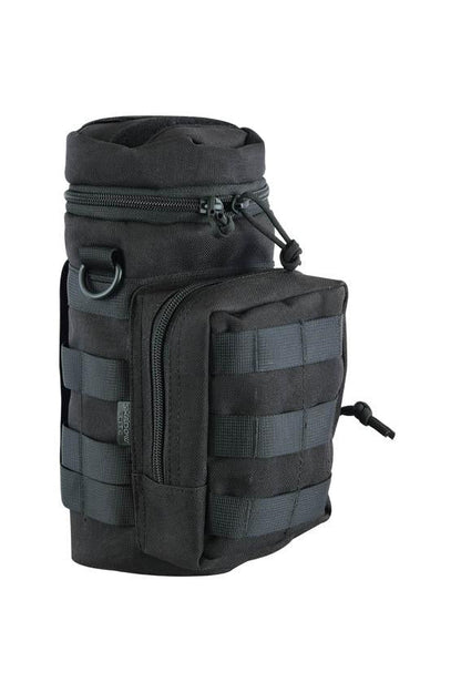 SHE-21006 MULTI PURPOSE INSULATED  BOTTLE POUCH BLACK SIDE VIEW