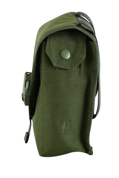 Shadow Strategic Camouflage LMG / SAW Pouch Color OD Side.