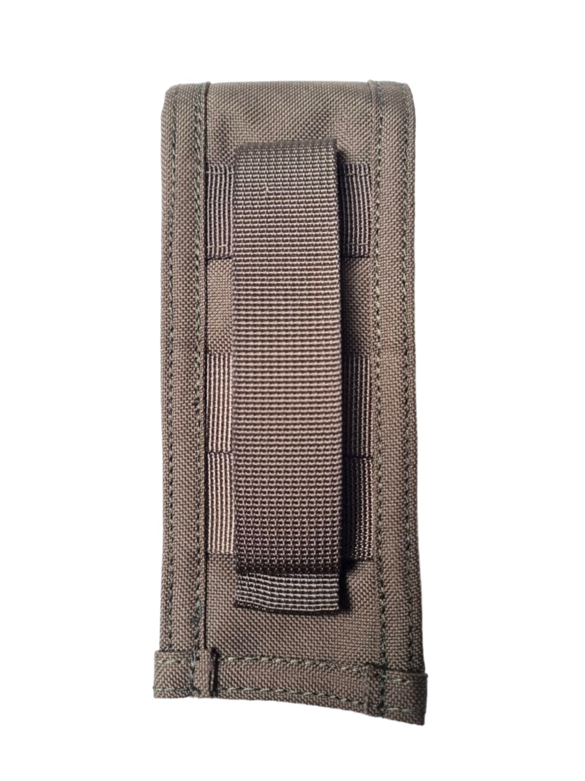 SHE-1037 FLASHLIGHT POUCH RANGER GREEN BACKSIDE