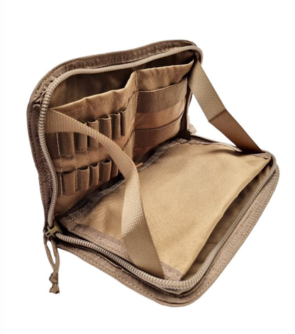 SHE-1044 COMMANDER PANEL / MAP POUCH OPEN COLOUR COYOTE