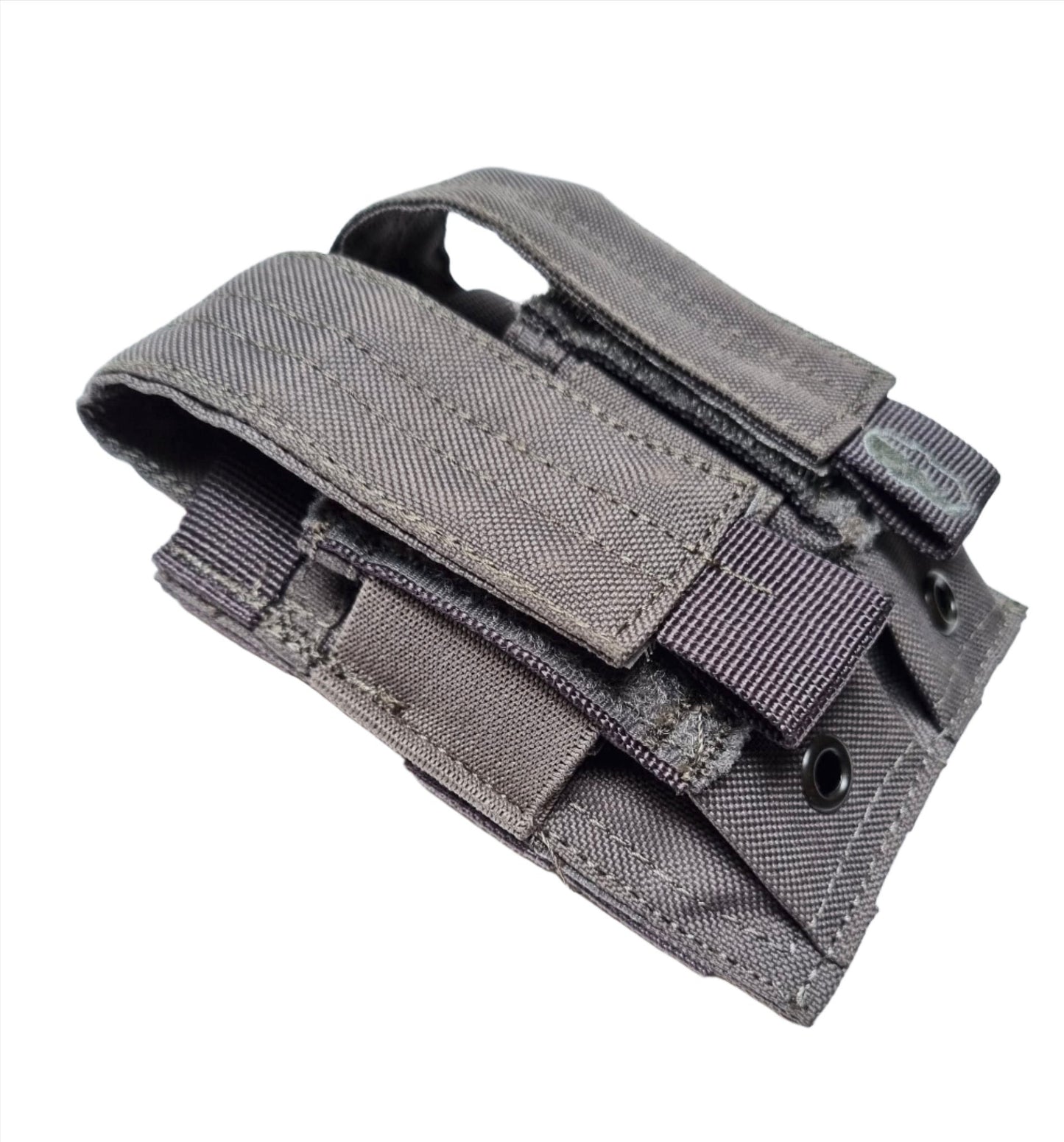 SHE-1065 Double Pistol Mag Pouch grey