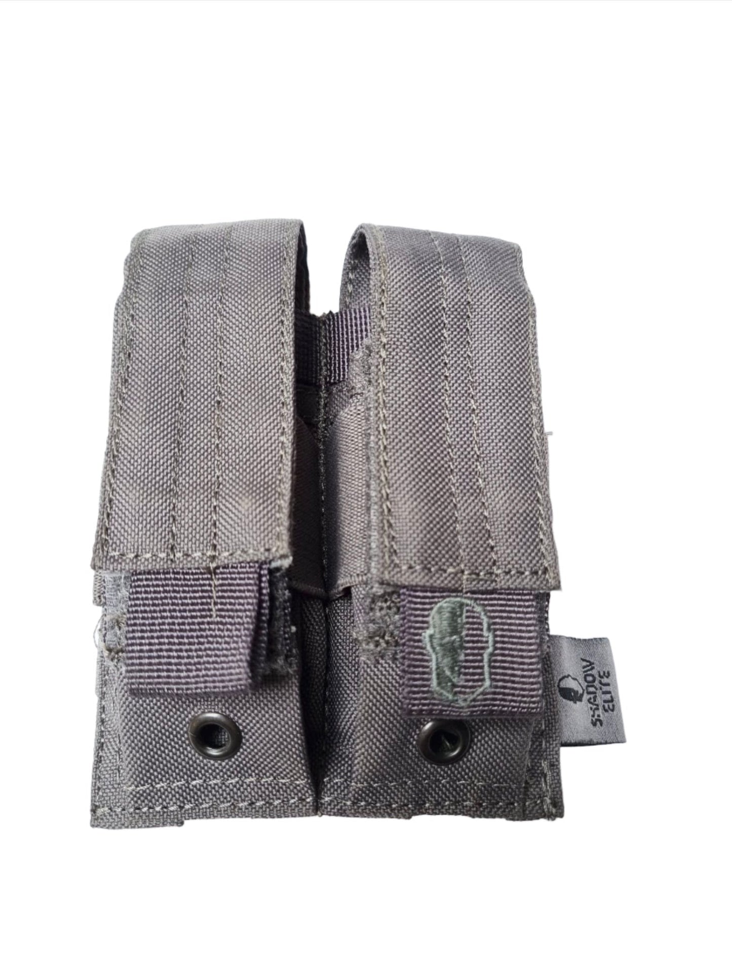SHE-1065 Double Pistol Mag Pouch-grey