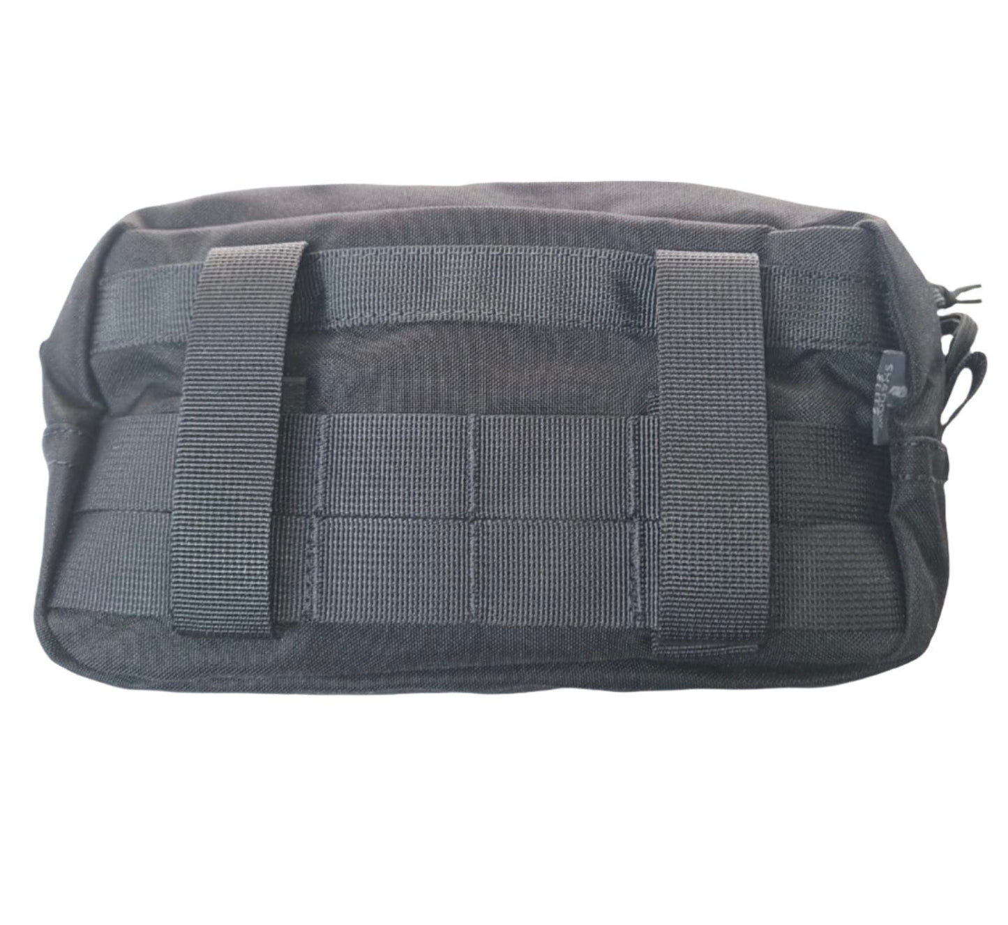 SHE-1421 HORIZONTAL UTILITY POUCH BLACK BACKSIDE