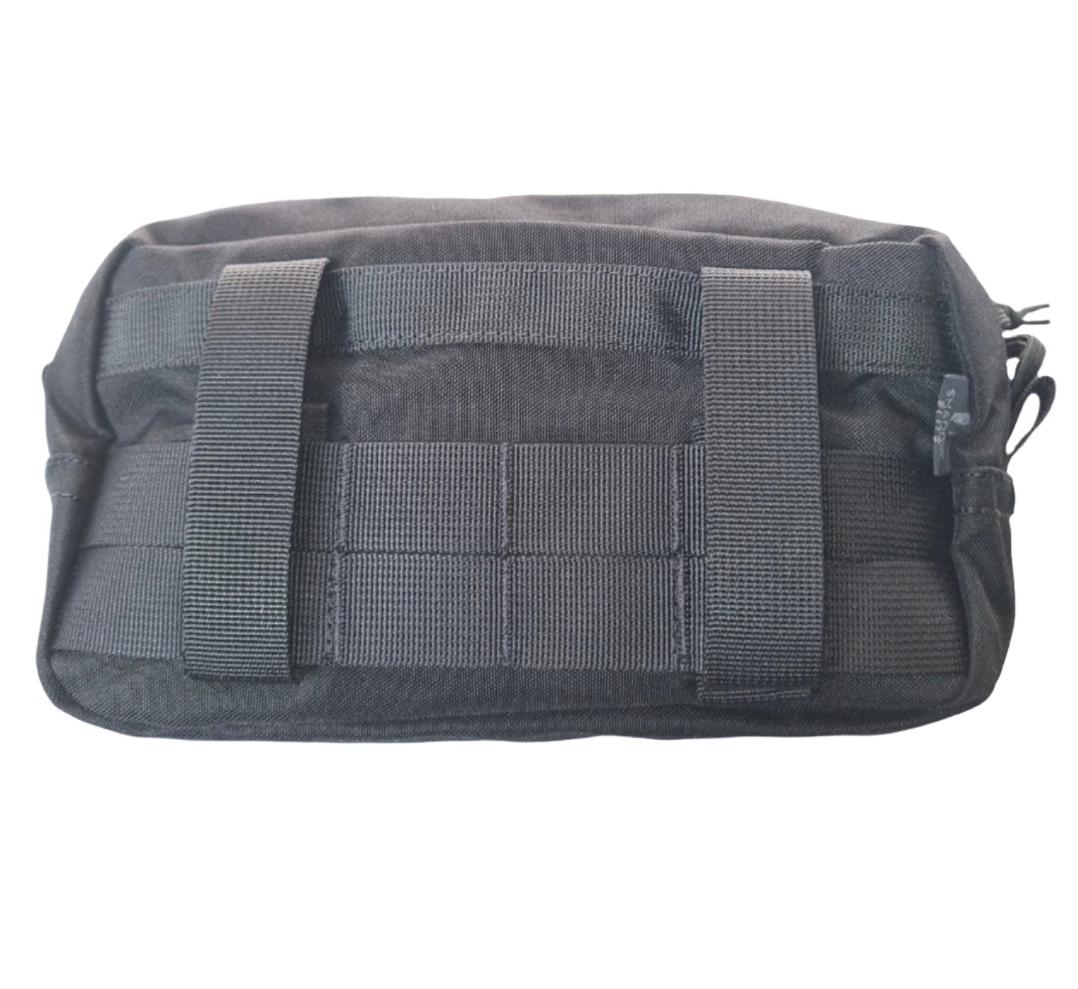 SHE-1421 HORIZONTAL UTILITY POUCH BLACK BACKSIDE