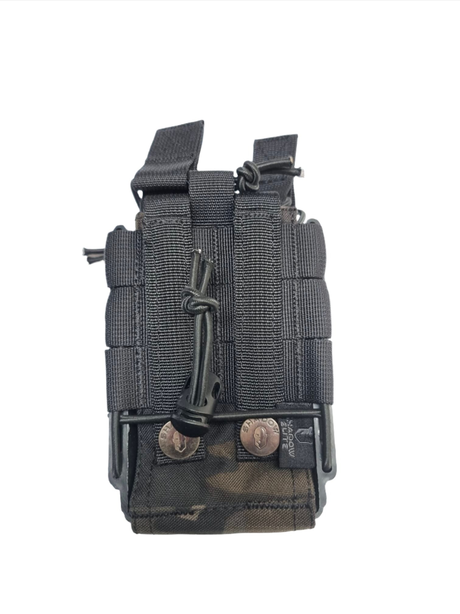 SHE-21020 Rapid Access Double Rifle Magazine Pouch MULTICAM BLACK