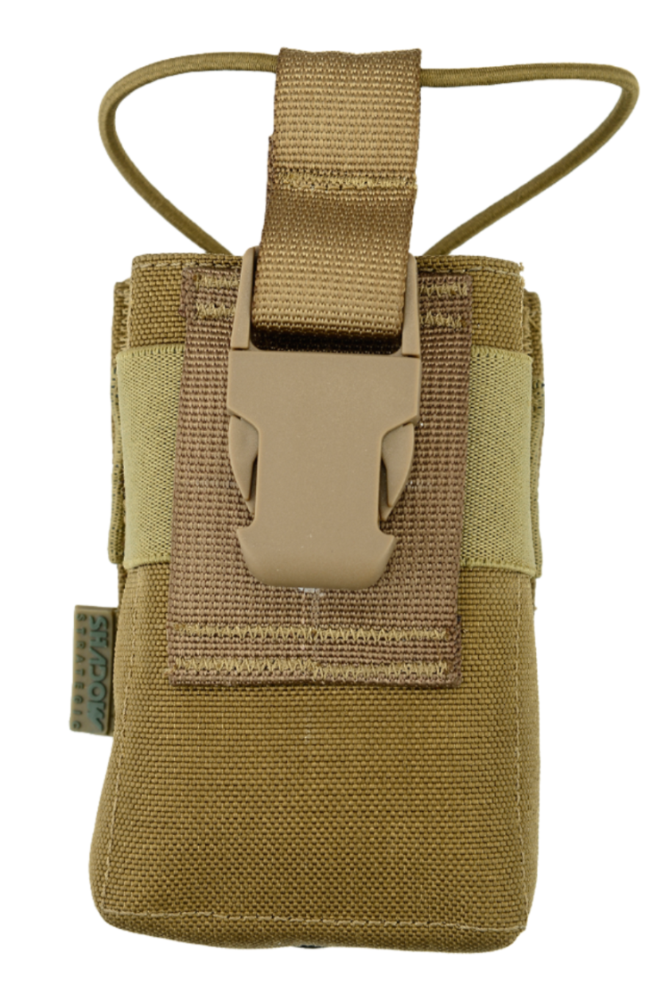 SHE-21090 "ARP" ADJUSTABLE RADIO POUCH COYOTE COLOUR