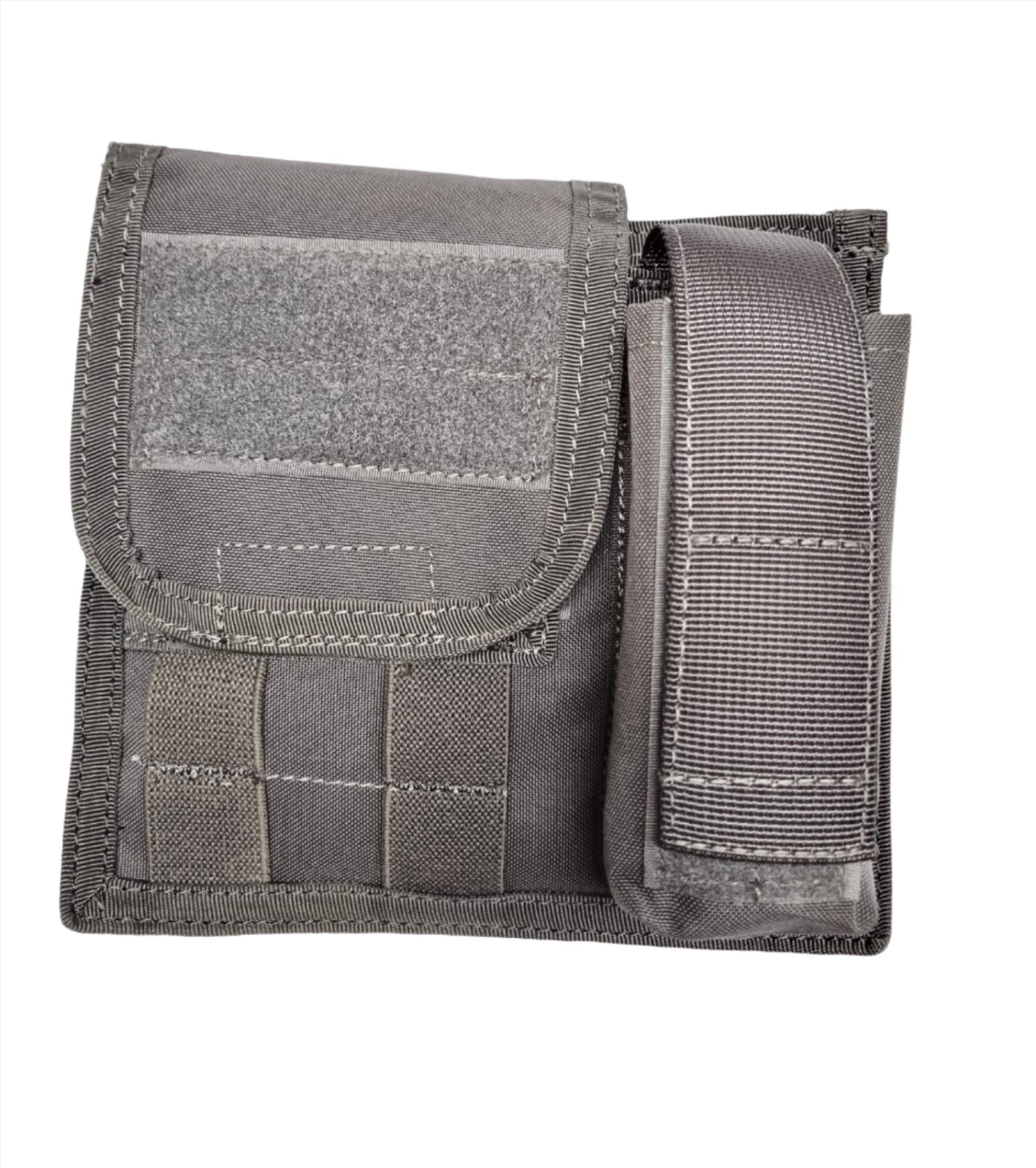 SHE-23053 COMBAT ADMIN  POUCH SILVER GREY
