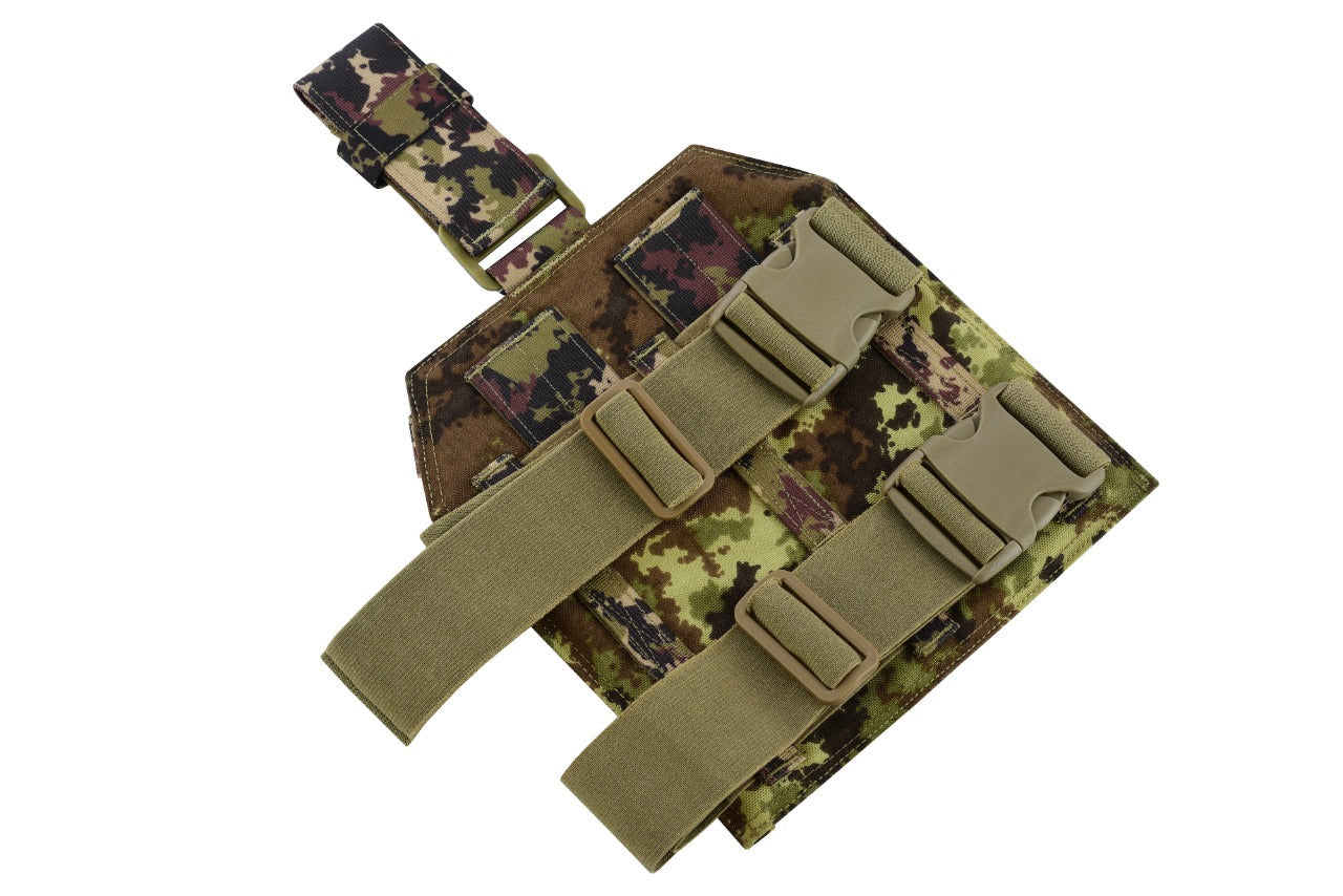 Shadow Strategic Drop leg Molle panel Color Mimetico Vegetata side view pic