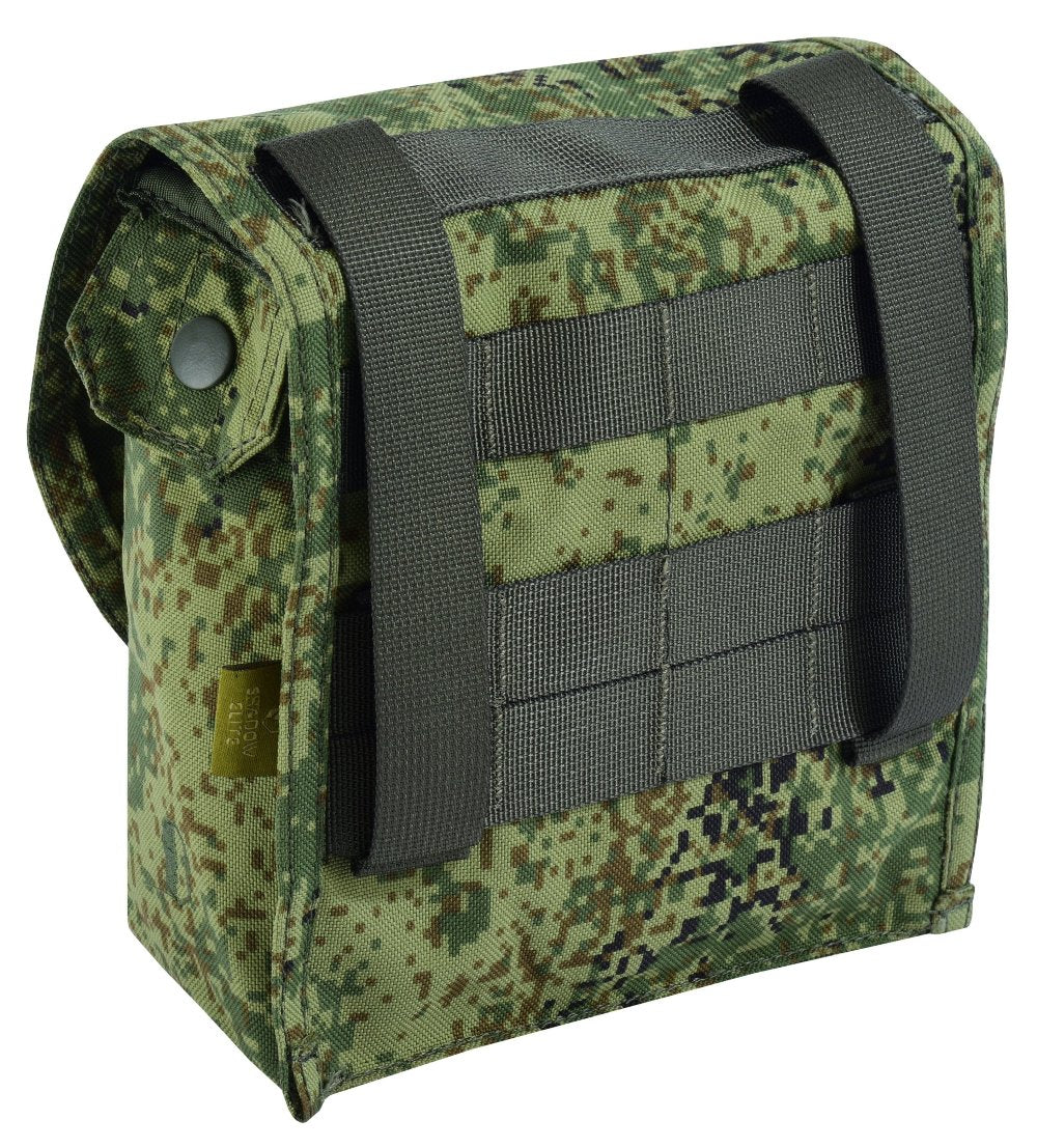 Shadow Strategic Camouflage LMG / SAW Pouch Color Russian digital backside view.
