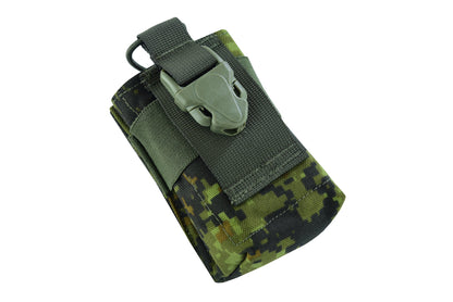 SHE-21090 "ARP" ADJUSTABLE RADIO POUCH WOODLAND DIGITAL /CADPAT