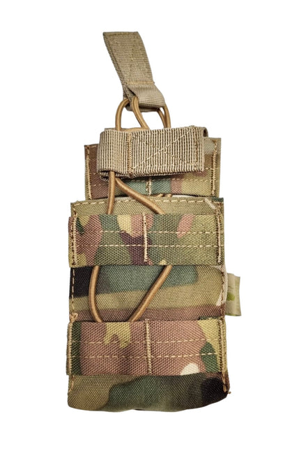 SHS - 1090 STACKER OPEN-TOP MAG POUCH SINGLE COLOUR MULTICAM
