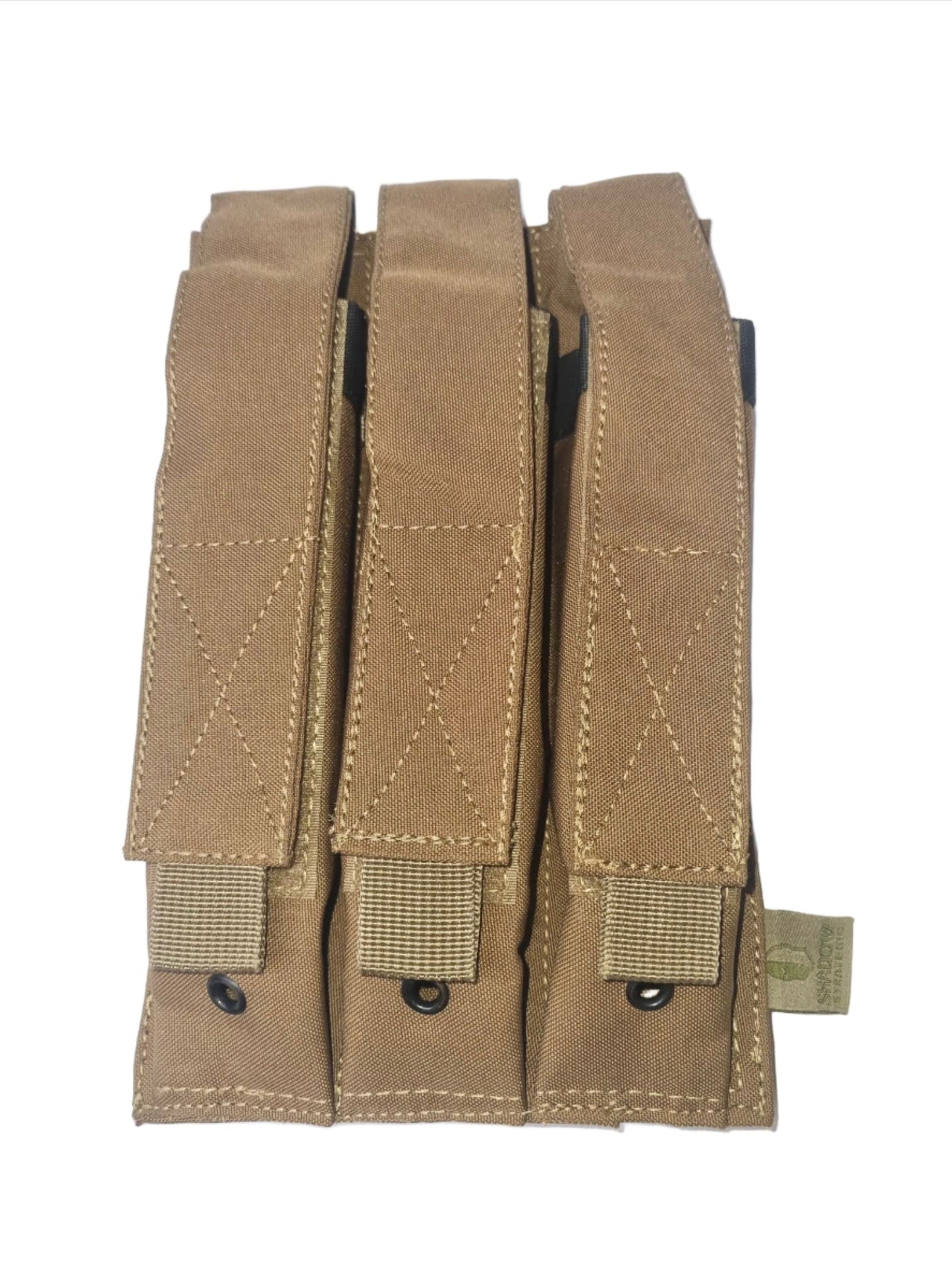 SHS-1160 TRIPLE KRISS VECTOR / GLOCK 18C / P90/ MP5 POUCH-coyote 