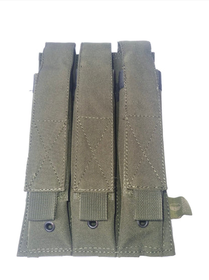 SHS-1160 TRIPLE KRISS VECTOR / GLOCK 18C / P90/ MP5 POUCH-OD FRONTSIDE