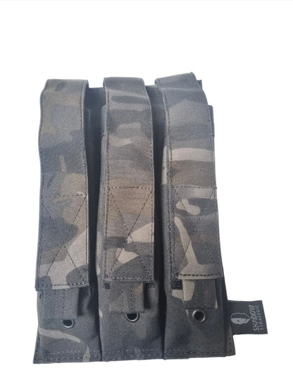 SHS-1160 TRIPLE KRISS VECTOR / GLOCK 18C / P90/ MP5 POUCH- UTP DARKNIGHT