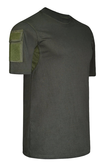 SHS-1724-Combat T-Shirt-Colour OD side view