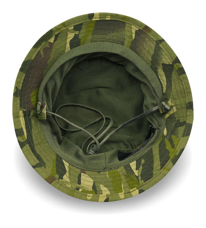 SHS-1956 SHORT BRIMMED BUSH HAT MULTICAM GREEN