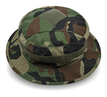 SHS-1956 SHORT BRIMMED BUSH HAT US Woodland Camo