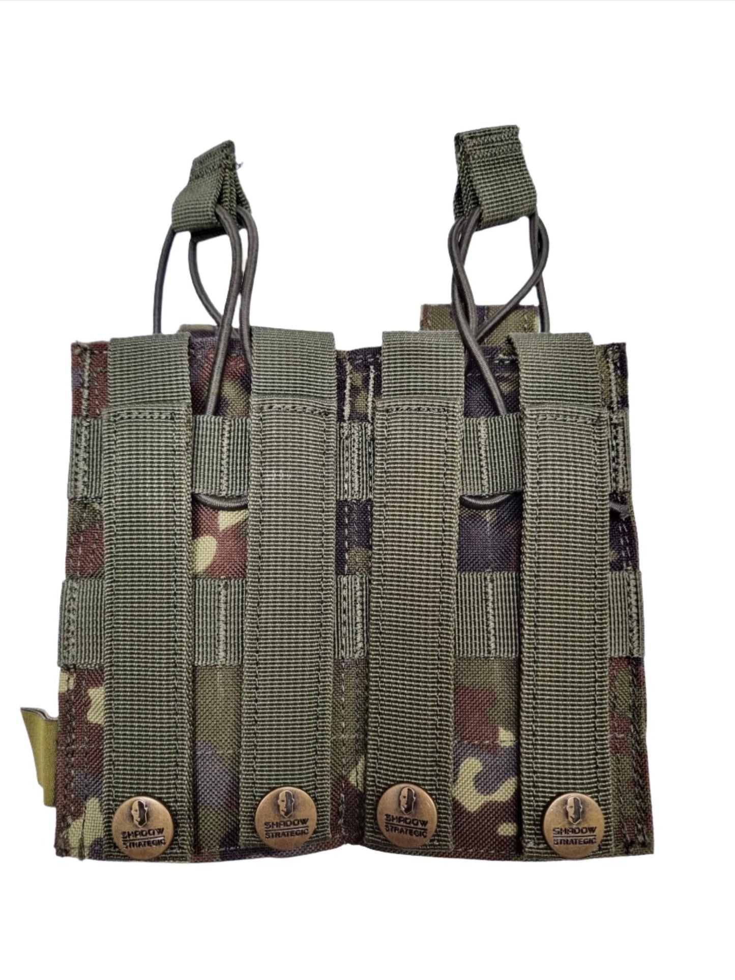 SHS - 22088 AK/9mm DOUBLE  OPEN-TOP MAG POUCH GERMAN FLECTARN