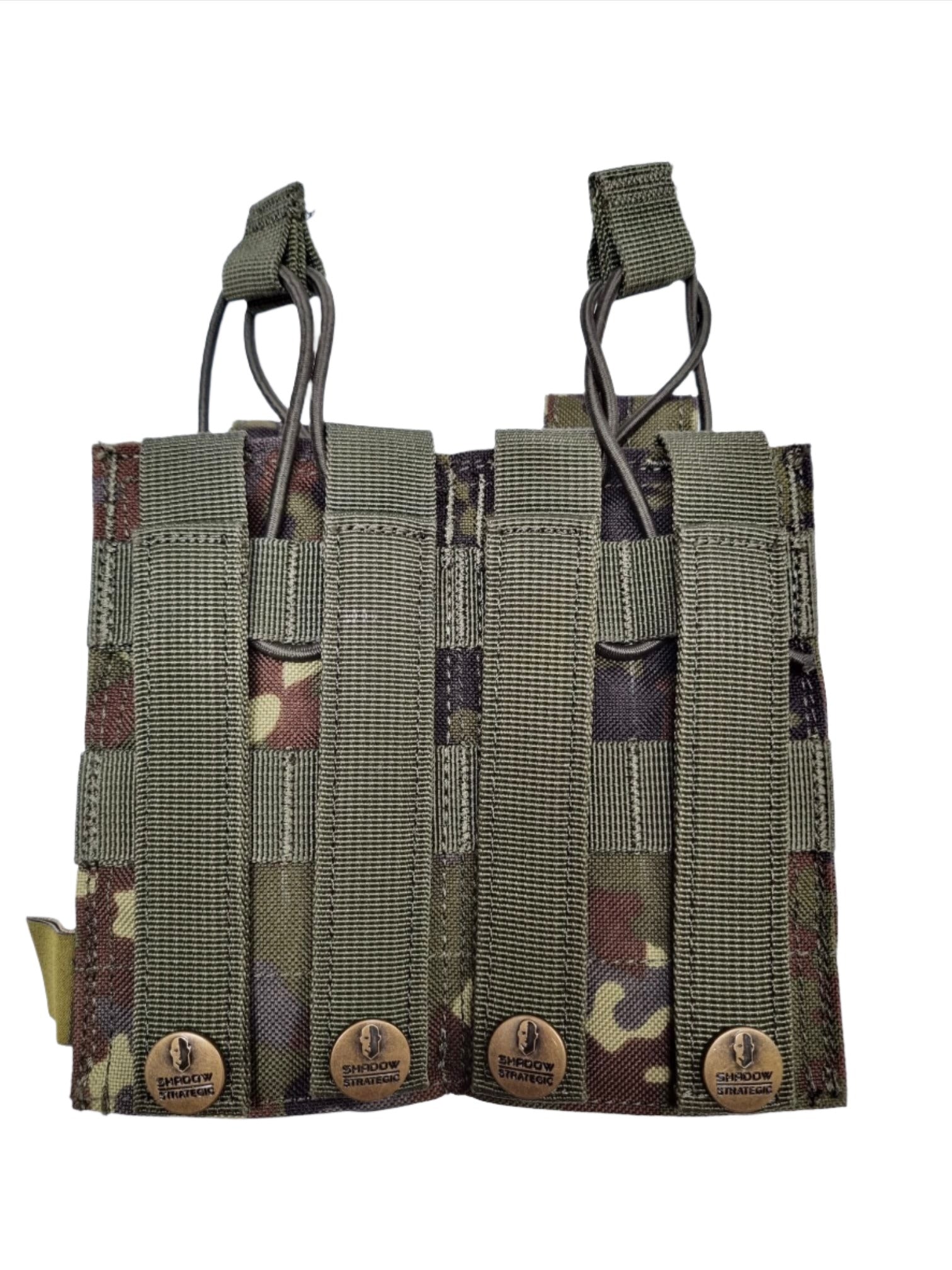 SHS - 22088 AK/9mm DOUBLE  OPEN-TOP MAG POUCH GERMAN FLECTARN