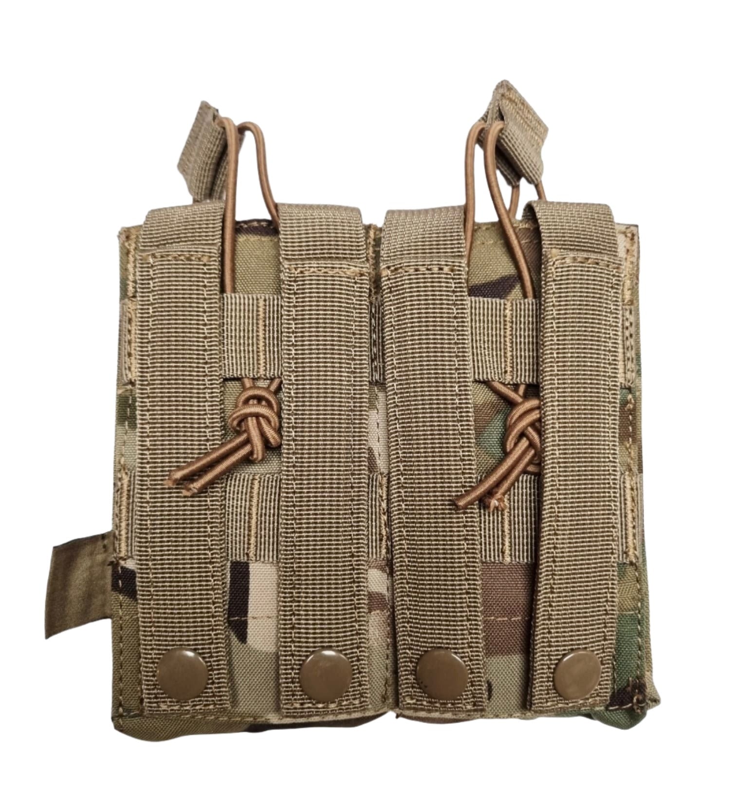 SHS - 22088 AK/9mm DOUBLE  OPEN-TOP MAG POUCH MULTICAM