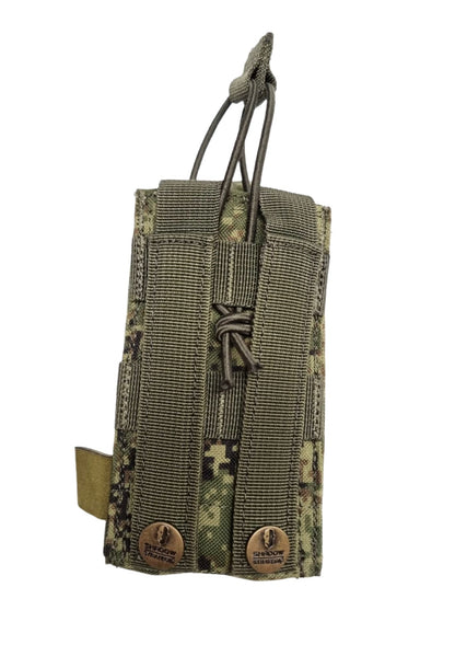 SHS - 23016 AK/9mm SINGLE OPEN-TOP MAG POUCH  RUSSIAN DIGI