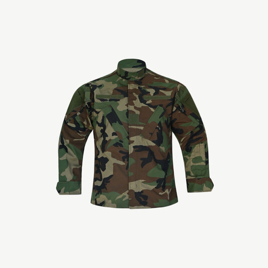 SHS-3241-Woodland Camo GEN3 FIELD TDU SHIRT