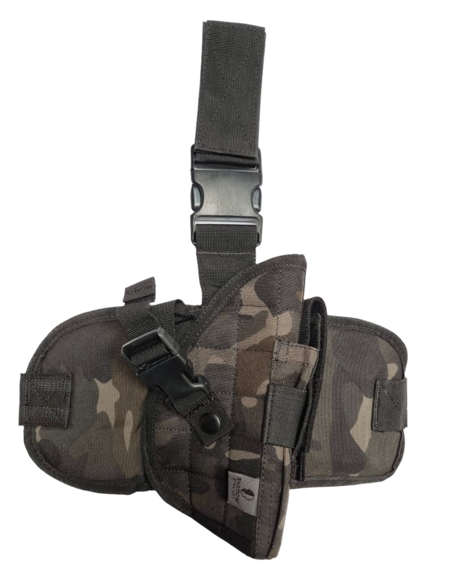 SHS-710 UNIVERSAL LEG HOLSTER LEFT/RIGHT COLOUR MULTICAM BLACK