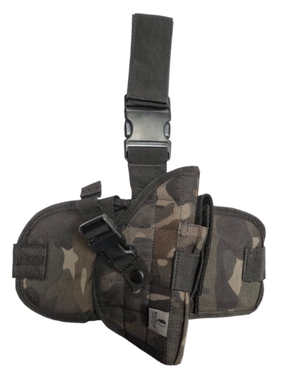 SHS-710 UNIVERSAL LEG HOLSTER LEFT/RIGHT COLOUR MULTICAM BLACK
