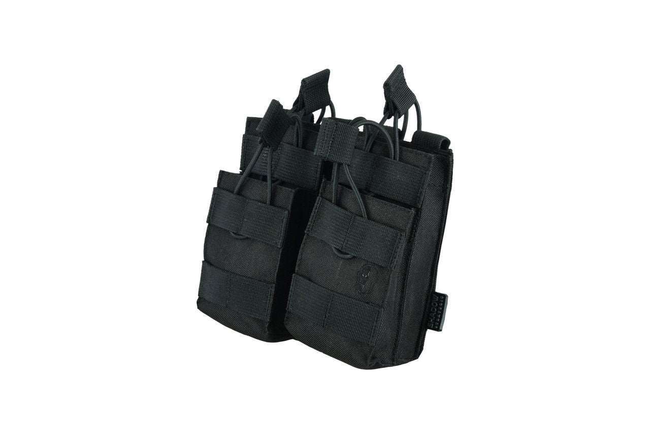 SHS - 996 STACKER OPEN-TOP MAG POUCH DOUBLE COLOUR  BLACK SIDE 